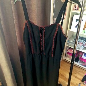 Goth/grunge dark dress lightweight